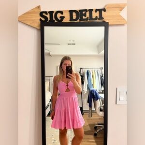 Pink Mini Dress